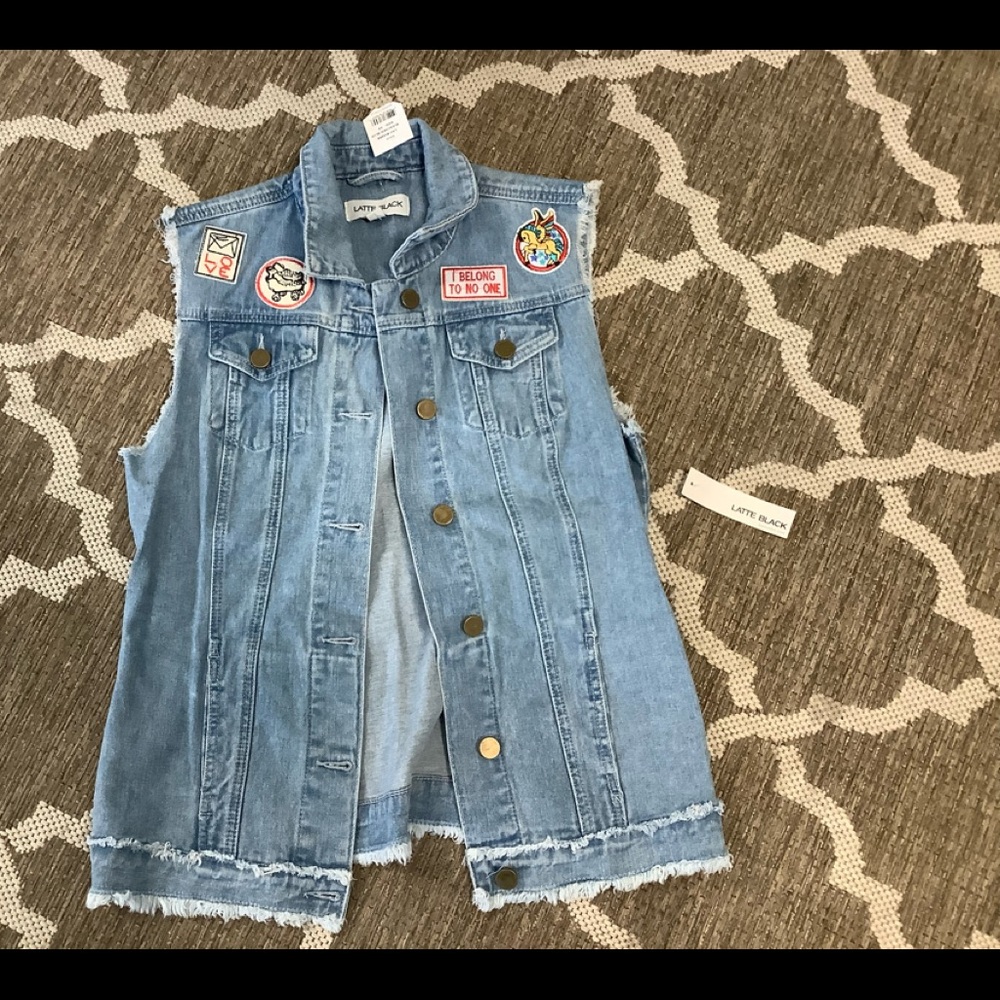 New with tags Jean vest